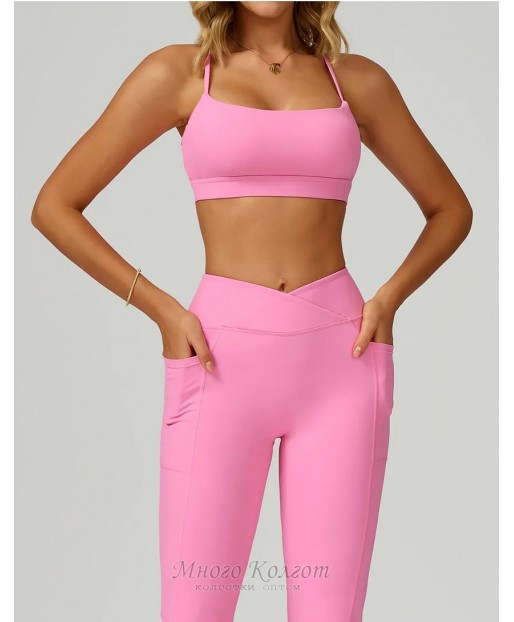 Женский спортивный комплект Leggings + Top model 156